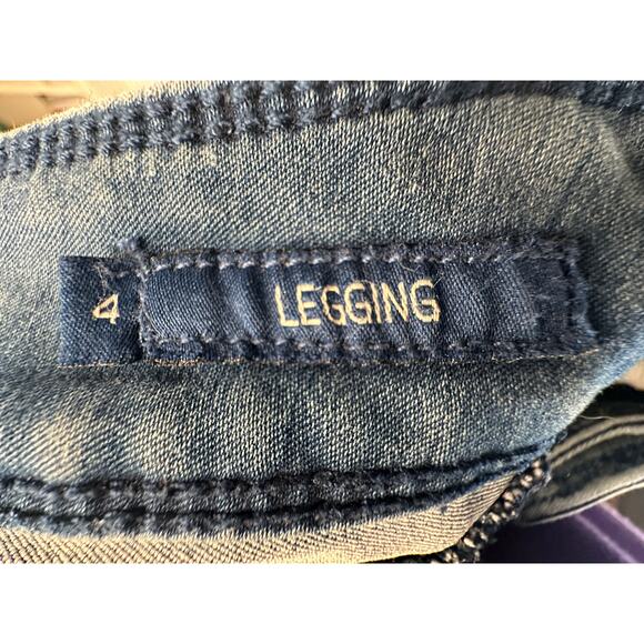 Seven7 Jeans Women's 4 Tummyless High Rise Slimming Stretch Leggings Jeggings - Picture 4 of 7